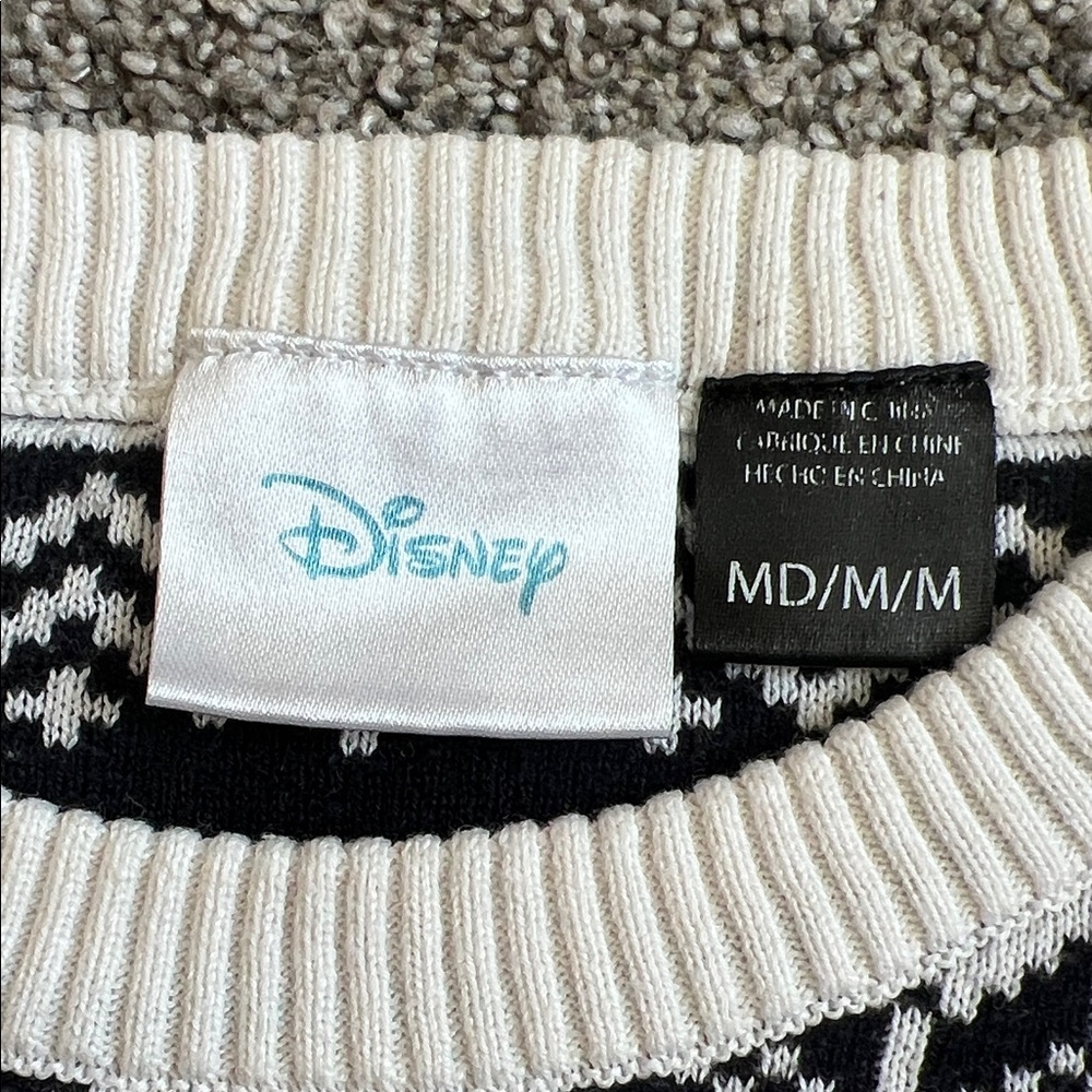 Disney Kids Sweater with Black and White Pattern - Picture 2 of 5